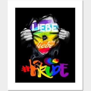 LIEBE IST LIEBE PRIDE Posters and Art